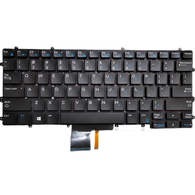 

YY+For Dell Latitude E7370 7370 13 7000 E7285 P67G Backlit Keyboard