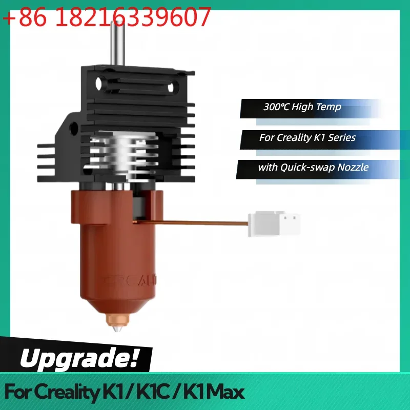 For Creality K1C K1 MAX Hotend Kit With Ceramic Heating Block K1C Hotend Assembly Kit with Quick-Swap Nozzle Kit K1C Extruder
