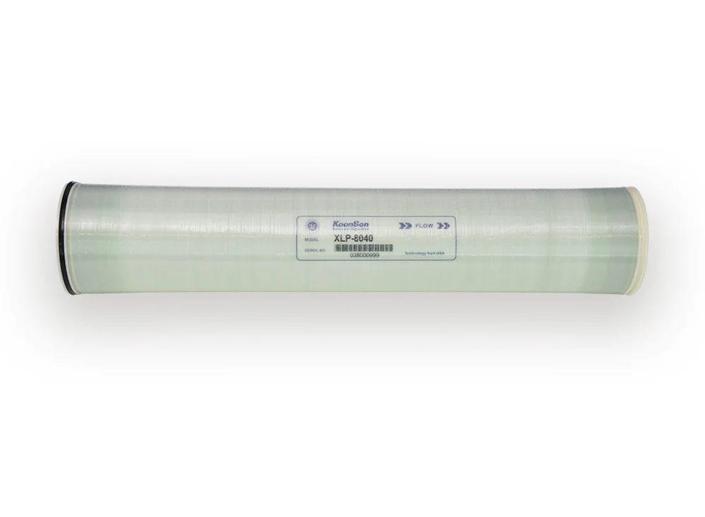 8 Inch Industrial Reverse Osmosis Membrane XLP8040 Under Extremely Low Operating