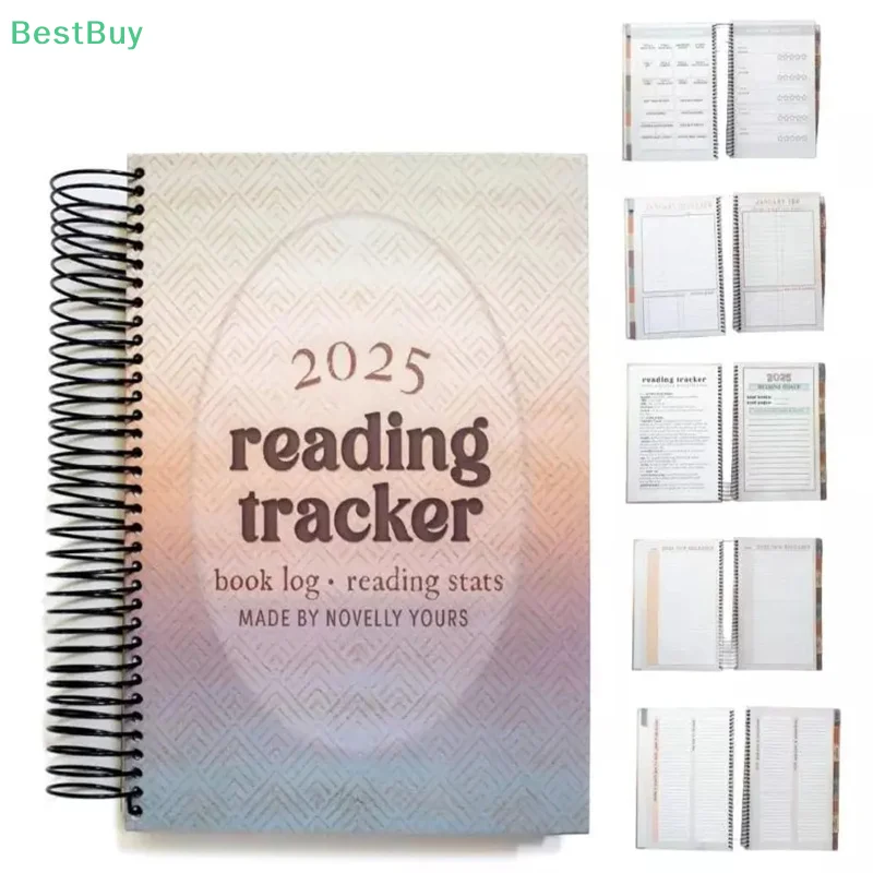 2025 Reading Tracker Book List Record Book Your Ultimate Book Journal Reading Journals Gift For Book Lovers & Readers