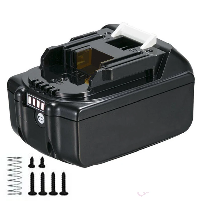 BL1830 Box Lithium-ion Battery Case 10X18650 Li-ion Battery Pack Top Bottom Shell LED Key Sticker For Makita 18V BL1860 Housings