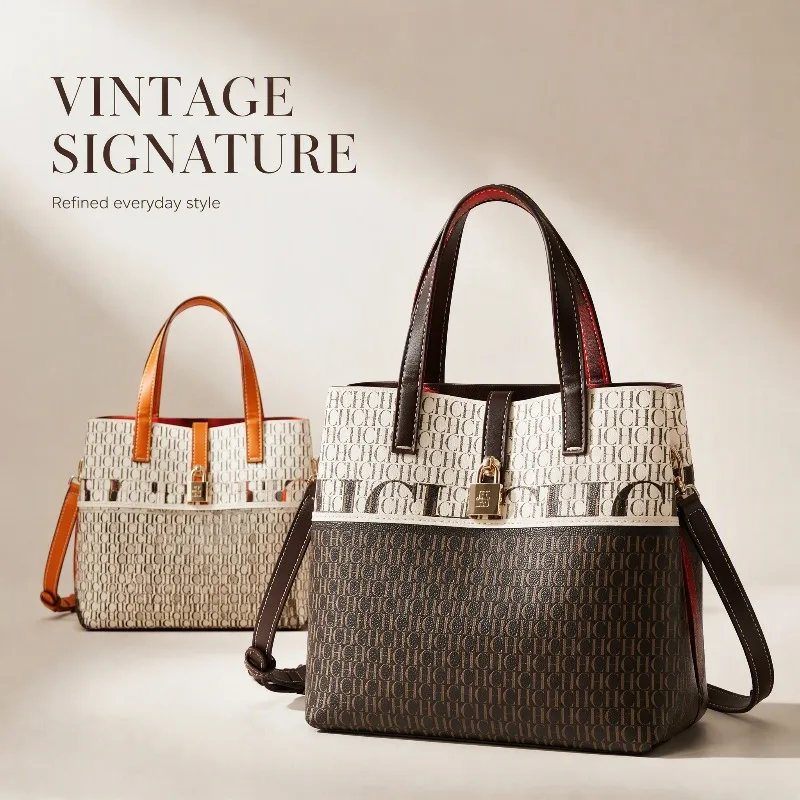 Luxury Brand Genuine Leather Shoulder Bag For Ladies, Popular Women's Crossbody Messenger Bag With Multiple Compartments