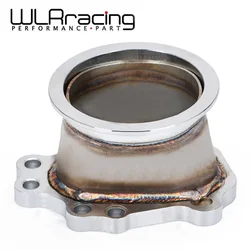 WLR RACING - Turbo Adapter Flange For T25 T28 GT25 GT28 8 Bolt to 3″ 76mm V Band Turbo Outlet Downpipe Flange Adaptor WLR4826