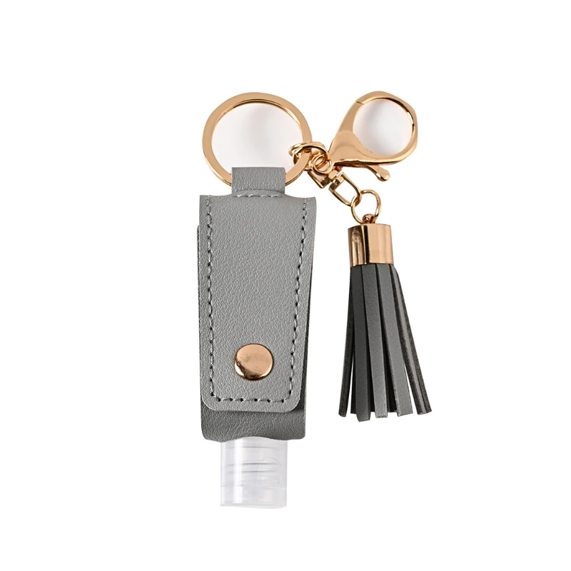 Empty TravelขวดพวงกุญแจแบบพกพาHand Sanitizerขวดพู่พวงกุญแจDropshipping