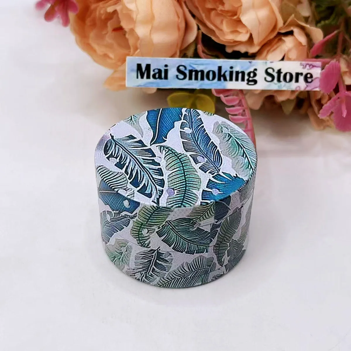 Moedor de Ervas de Metal de 2 Polegadas, 4 Camadas, Manual, para Especiarias, Pimenta, Sal, Moedor de Tabaco, Ferramenta para Fumar Cigarros