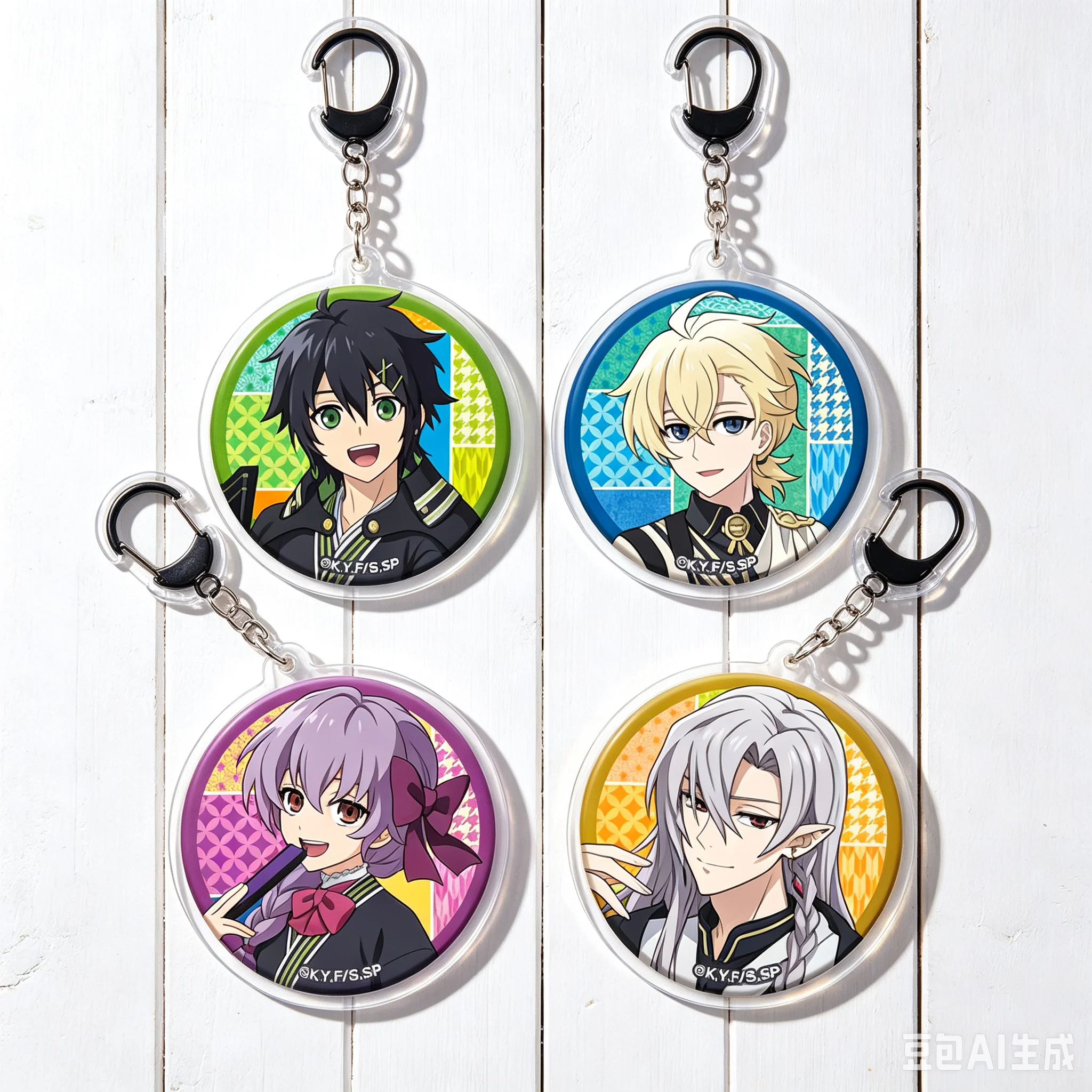 New 2026 Seraph Of The End Bag Acrylic KeyRing Anime Lovers Lovely Products Sweet As A Gift For Fans Exquisite Product Keychain
