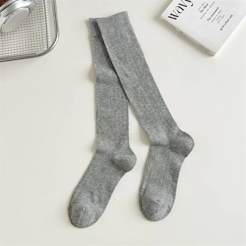 Damen-Strümpfe mit Ausschnitten, lässige, lange Socken, atmungsaktives, dünnes Netzdesign, modischer, süßer Stil, gestapelte Socken. – Detail 18