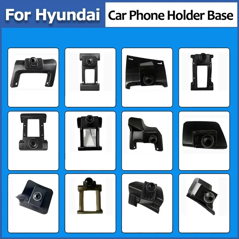 

For Hyundai I30 Tucson IX35 I20 IX25 Getz Elantra Palisade Sonata Avante Car Phone Holder Base Buckle Car Bracket Base Car Parts