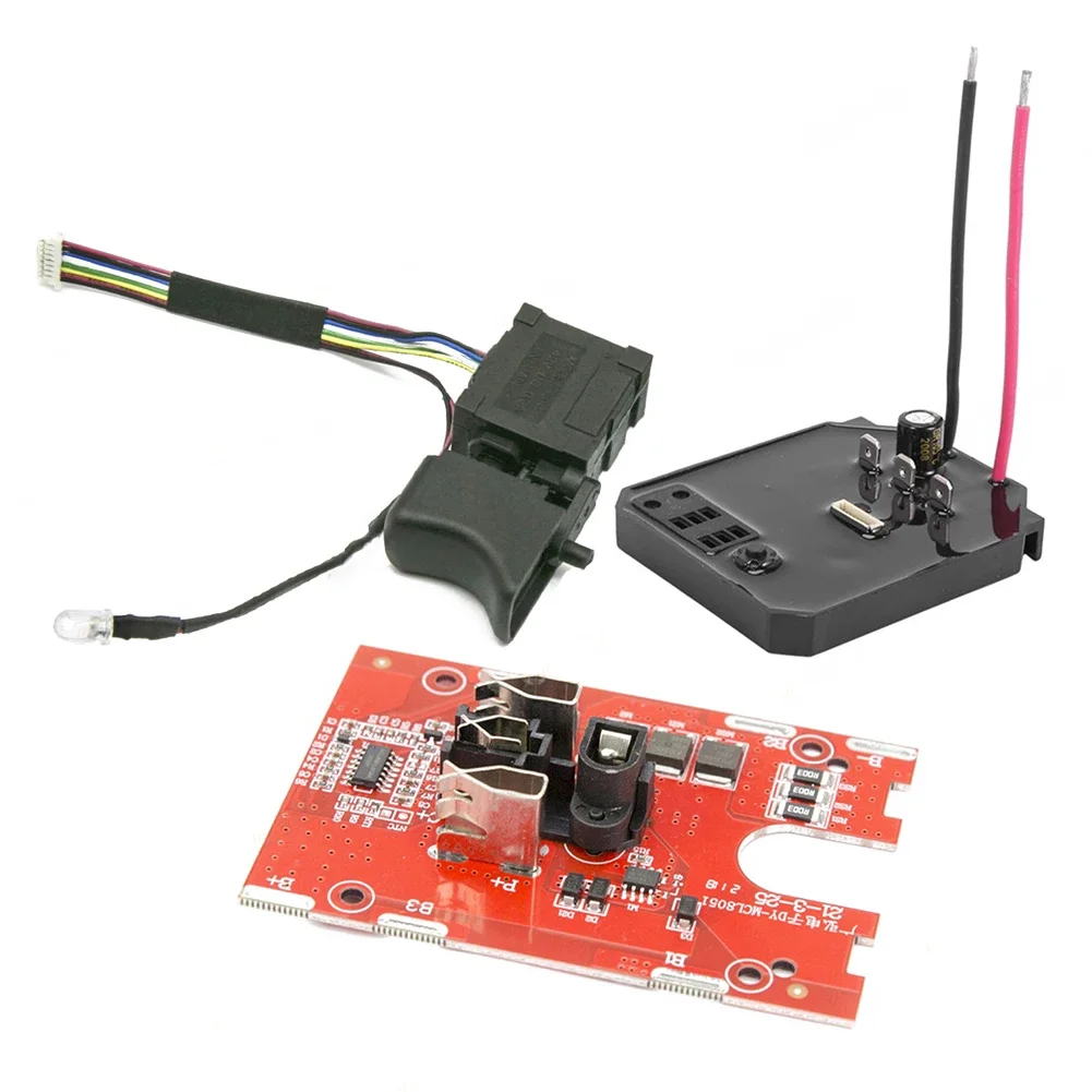 

Сменная электрическая дрель, набор панелей управления, гаечный ключ с литиевой батареей в сборе, черный набор панелей управления, стабильная производительность