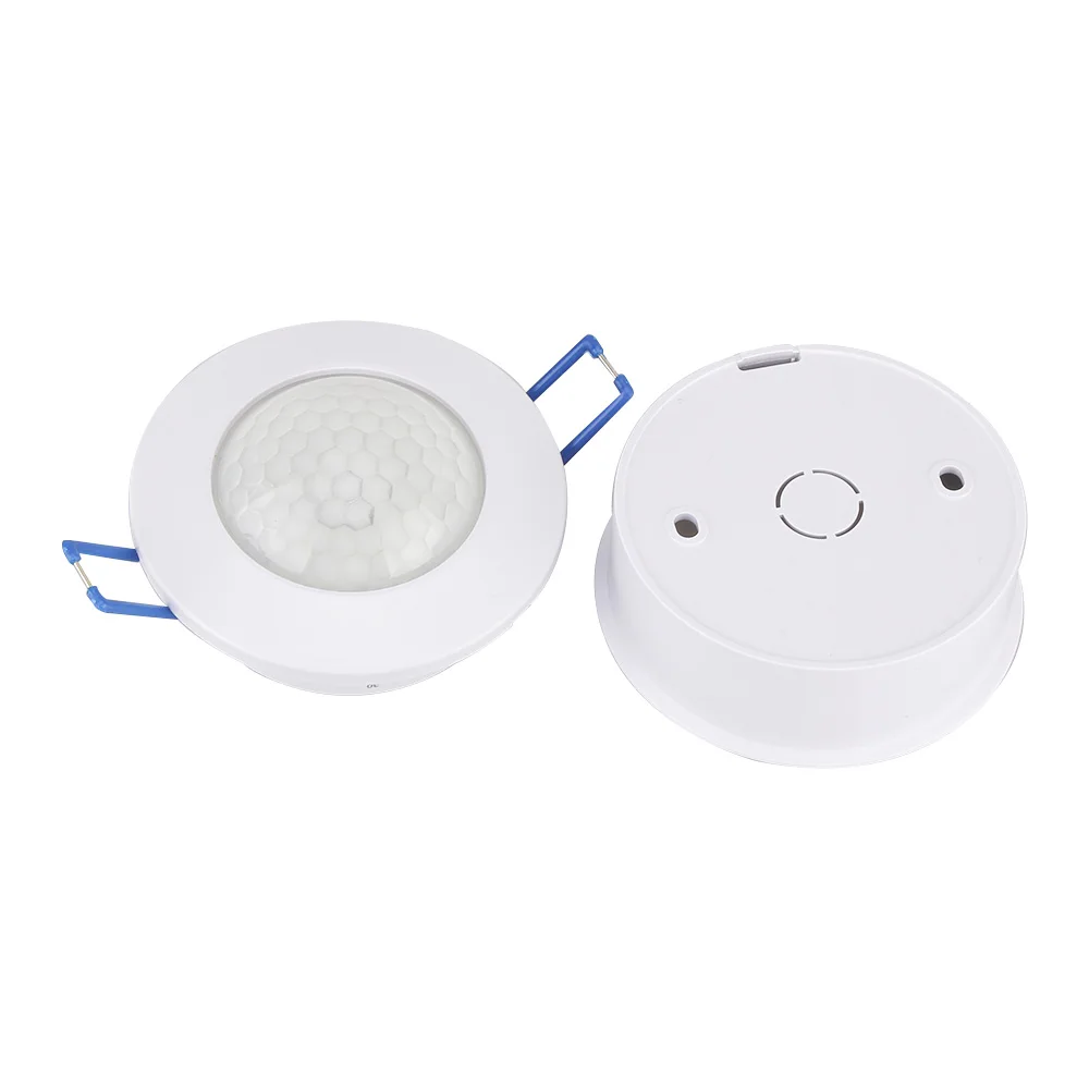 AC220-240V Human Body Sensor Light Switch LED PIR Infrared Motion Sensor Detection Mini LED Night Light 3-200lux Adjustable