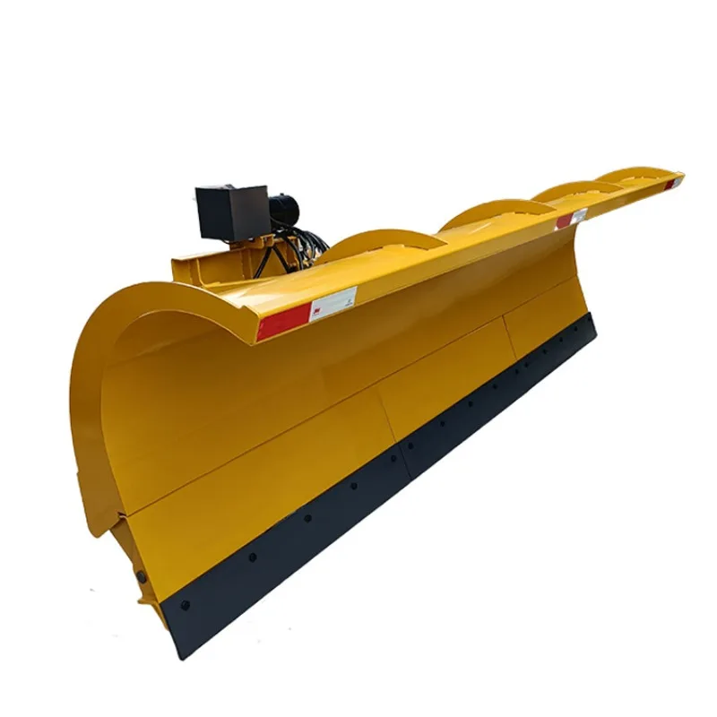 Vehicle-mounted snow shovel sanitation truck converted to municipal loader