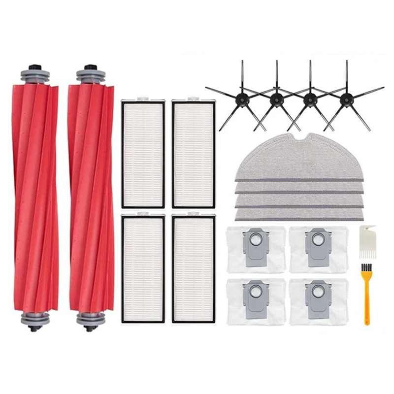 Spare Parts Main Side Brush Hepa Filter Mop Cloth Dust Bag For Xiaomi Roborock Q7 Max,Q7 Max+,Q7 Plus,T8 Vacuum Cleaner