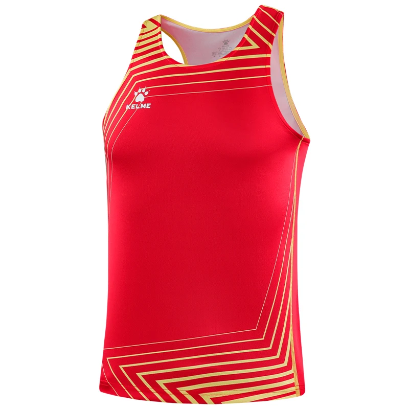 Kelme Professional Track And Field Training Suit Men\'s Sprint Marathon Physical Examination Sports Running Competition Vest