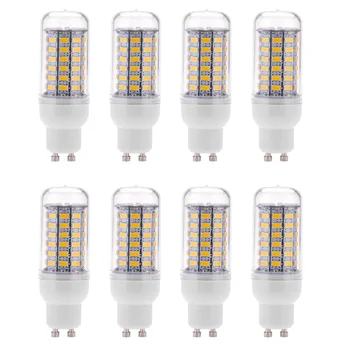 BAAU 8X GU10 10W 5730 SMD 69 หลอดไฟ LED LED ข้าวโพดหลอดไฟ LE...