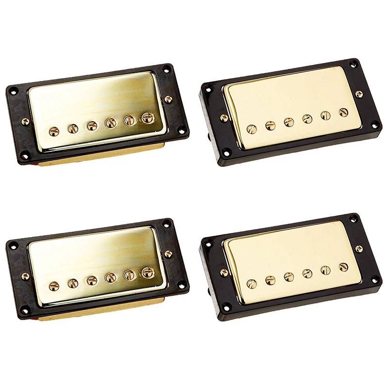 

2 Set Humbucker Pickup Gold For Gibson Les Paul Replacement