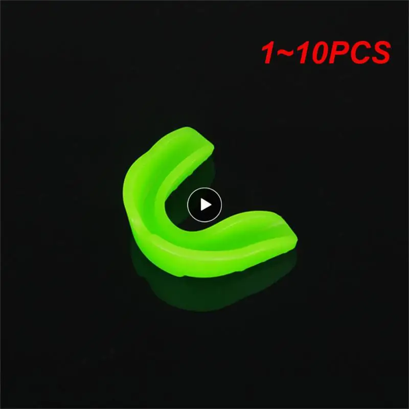 1~10PCS Silicone Tooth Protector Night Sleep Mouth Guard Tray for Rugby Karate Bruxism Grinding Whitening Boxing Protection Free