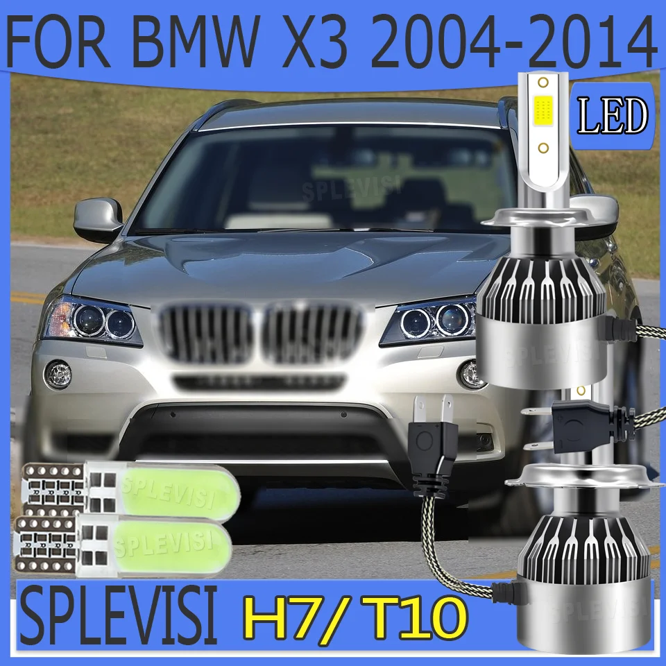 

No Dark Delay Brighter Than Halogen Long-Lasting LED Headlight For BMW X3 2004 2005 2006 2007 2008 2009 2010 2011 2012 2013 2014