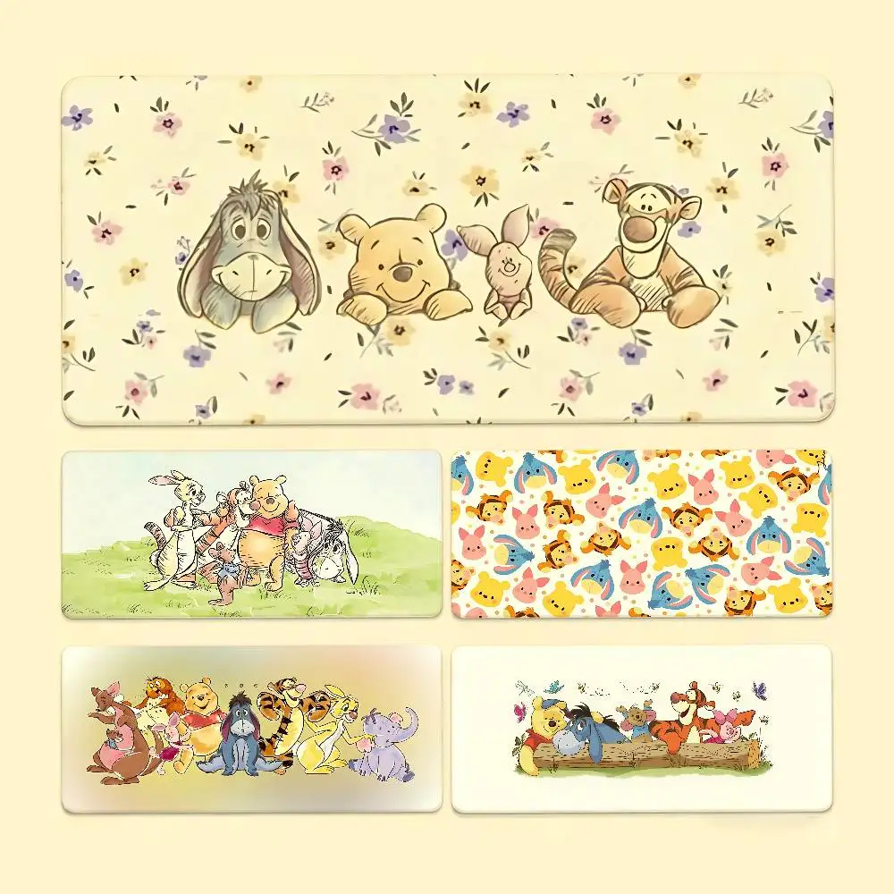W-Winnies The Poohs Mouse Pad Computer Mat Deskpad Laptop Keyboard Mat Office Large Landscape Mousepad
