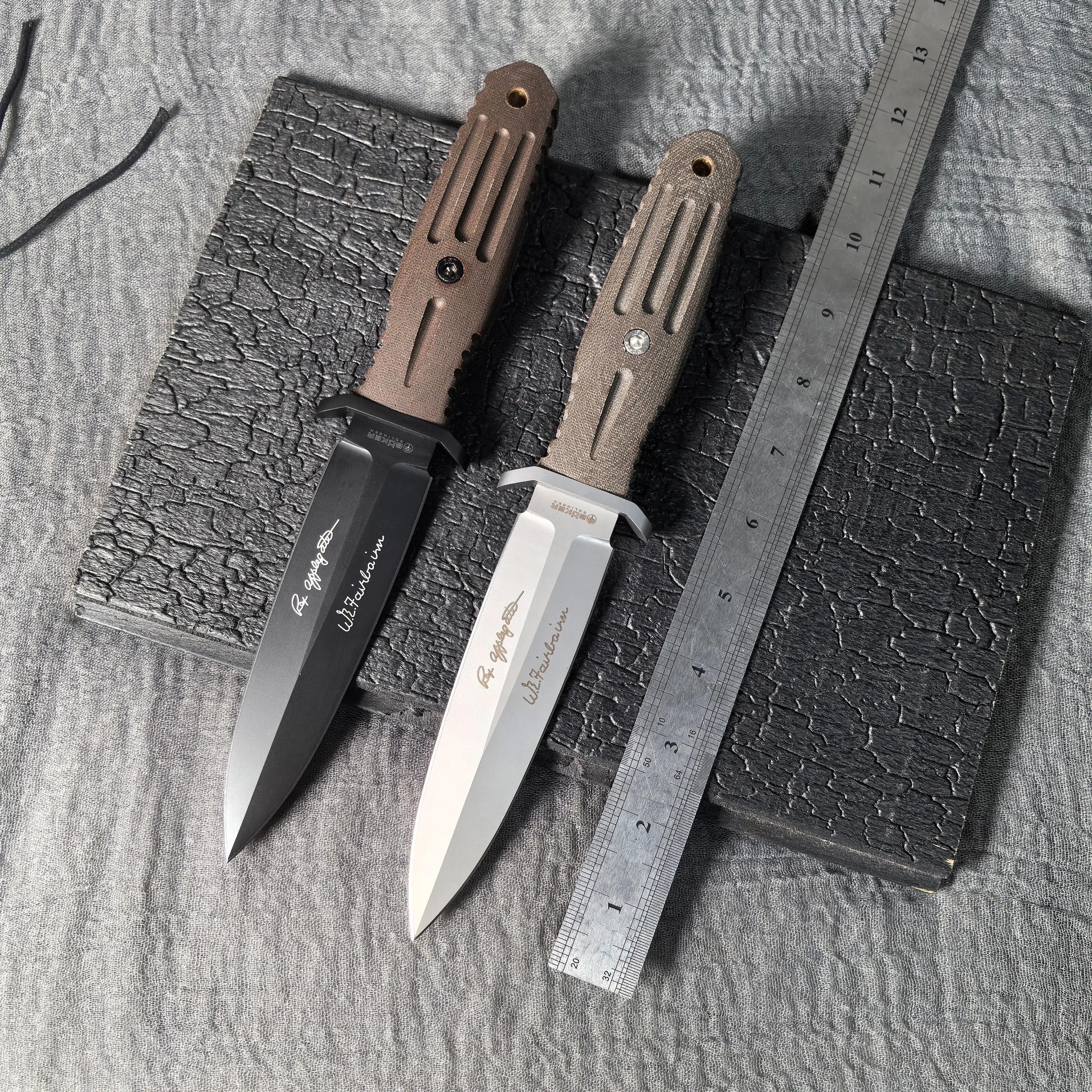 

Нож Apgate с прямым лезвием и рукояткой из микарты, сельскохозяйственный нож для рубки, многофункциональный, с чехлом.