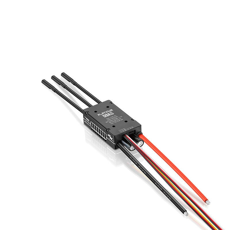 HOBBYWNGE PLATINUM-120A-V5 ESC بدون فرش، مناسبة لطائرات الهليكوبتر الكهربائية 420-520، جناح ثابت كهربائي متوسط #4