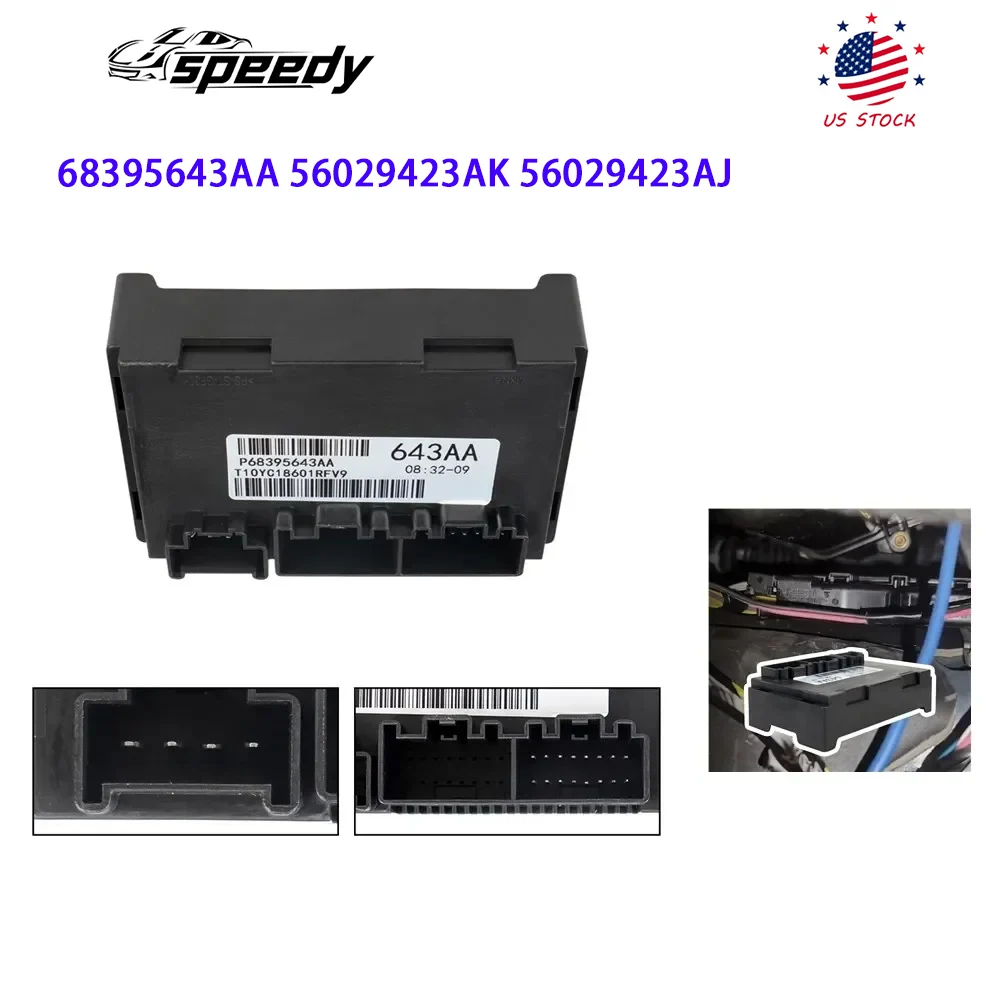 

56029423AK 68395643AA 56029423AJ Strong Durable Transfer Case Control Module Black Fit For Jeep Grand Cherokee 2011 2012 2013