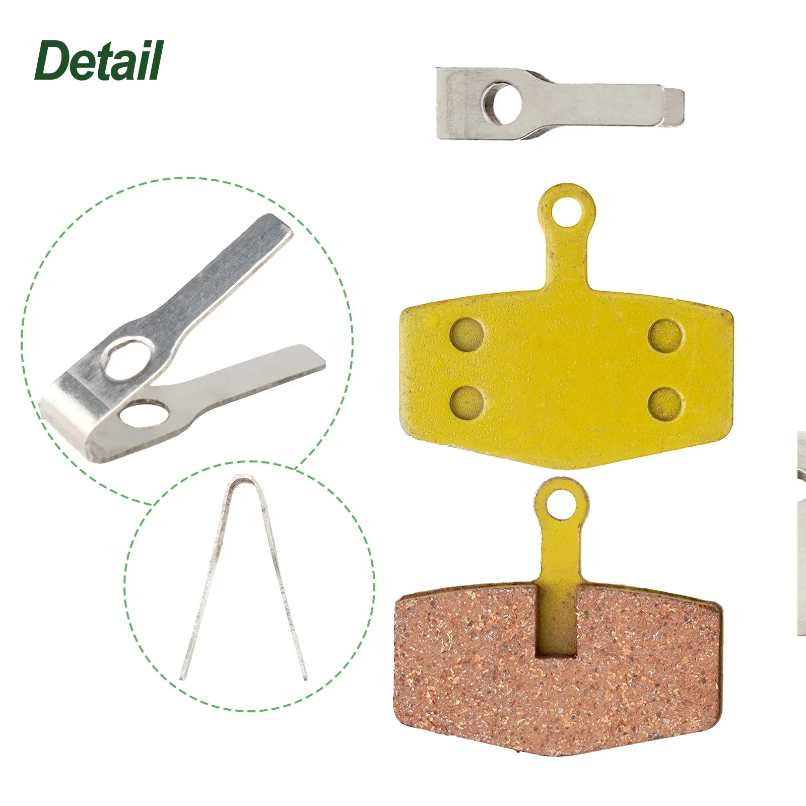 1 Pair Full Metal Brake For Pads For S5 Disc Engineered For Efficient Heat Dissipation And Braking Effectiveness