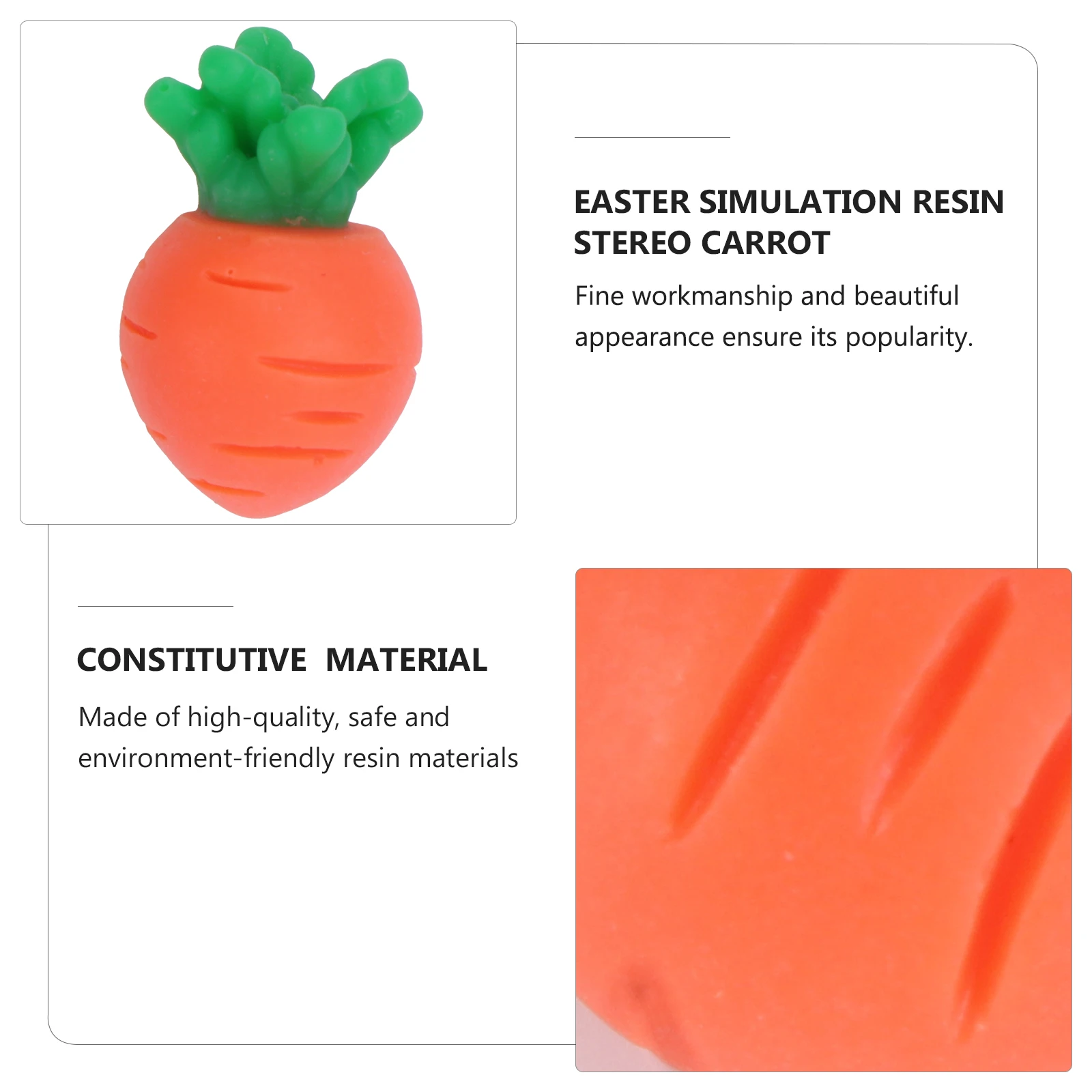 

10pcs Carrot Mini Party Prop Artificial Carrot nament Decor Easter Party Prop Simulated Food Vegetable Gift