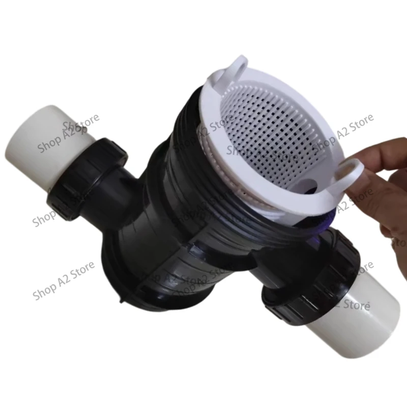 Barbershop Shampoo Basin Hair Filter, Anti-Clog Drain Filter & Water Pump Prefilter with Connecting Pipe