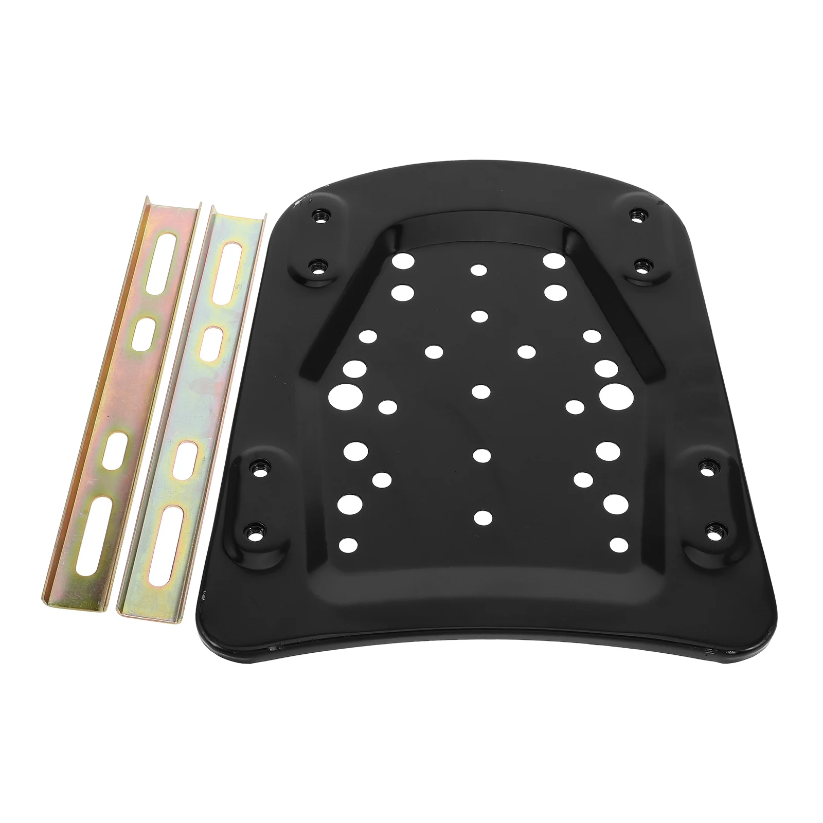 

Trunk Plate Fixing Bracket Durable Steel Motorcycle Rear Luggage Rack Mini Bike Thickened Base Mounting Shelf Scooter Tail Case