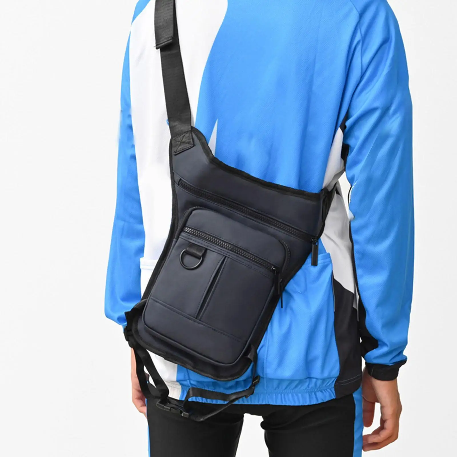 Mens Waist Bag Drop Leg Bag Fanny Pack Waterproof with Adjustable Strap Crossbody Bag for Outdoor Hiking Biking Cycling Travel