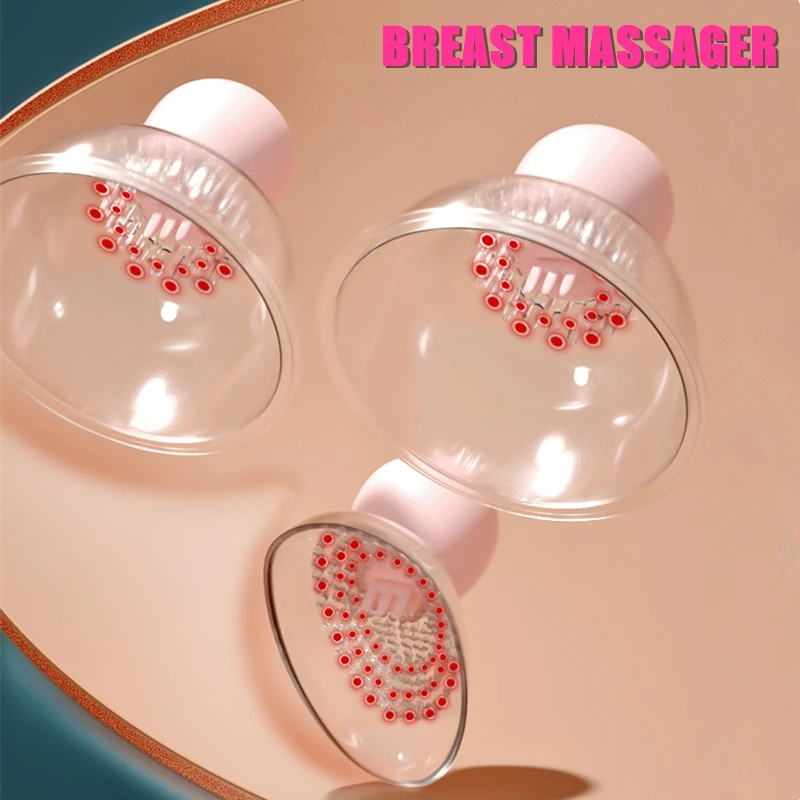 Wireless Breast​ Massager Nipple Stimulation Vacuum Sucker Pussy Clitoris Tongue Licking Masturbator Vibrator Sex Toys for Women