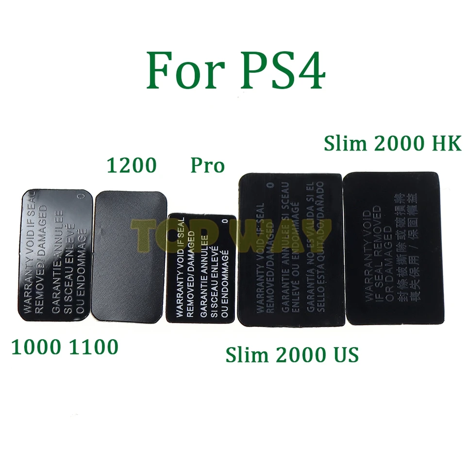 10pcs PS4 Slim Pro Label Sticker Replacement