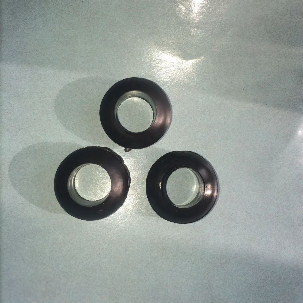 5mm Inner Diameter Black Rubber Ring Cable Protection Wire Grommets Hole Plug
