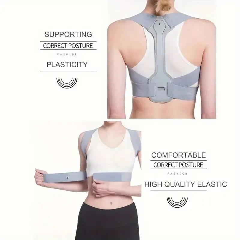 Adjustable Back Brace for Both Male and Female Use in Posture Correction to Prevent Hunchback in Aitting Posture