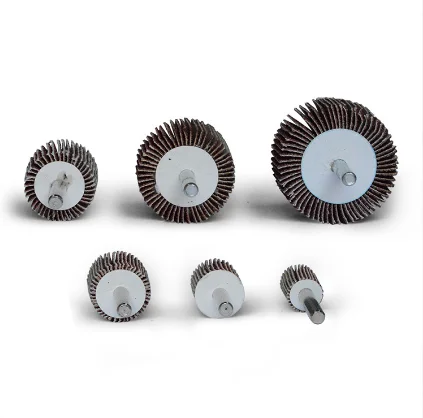 Hot20*25*6mm Abrasive Shank Sanstainless Steel Polished Abrasive Grinding Tools Polishing Abrasives Disc Flap Wheel with Shaft