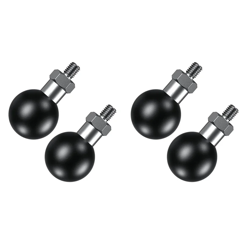 4개 1인치 볼 어댑터 (M6 X 1.0 나사산 포스트 포함) RAM 마운트 B 사이즈 1인치 볼 더블 소켓 암-Y47A 호환