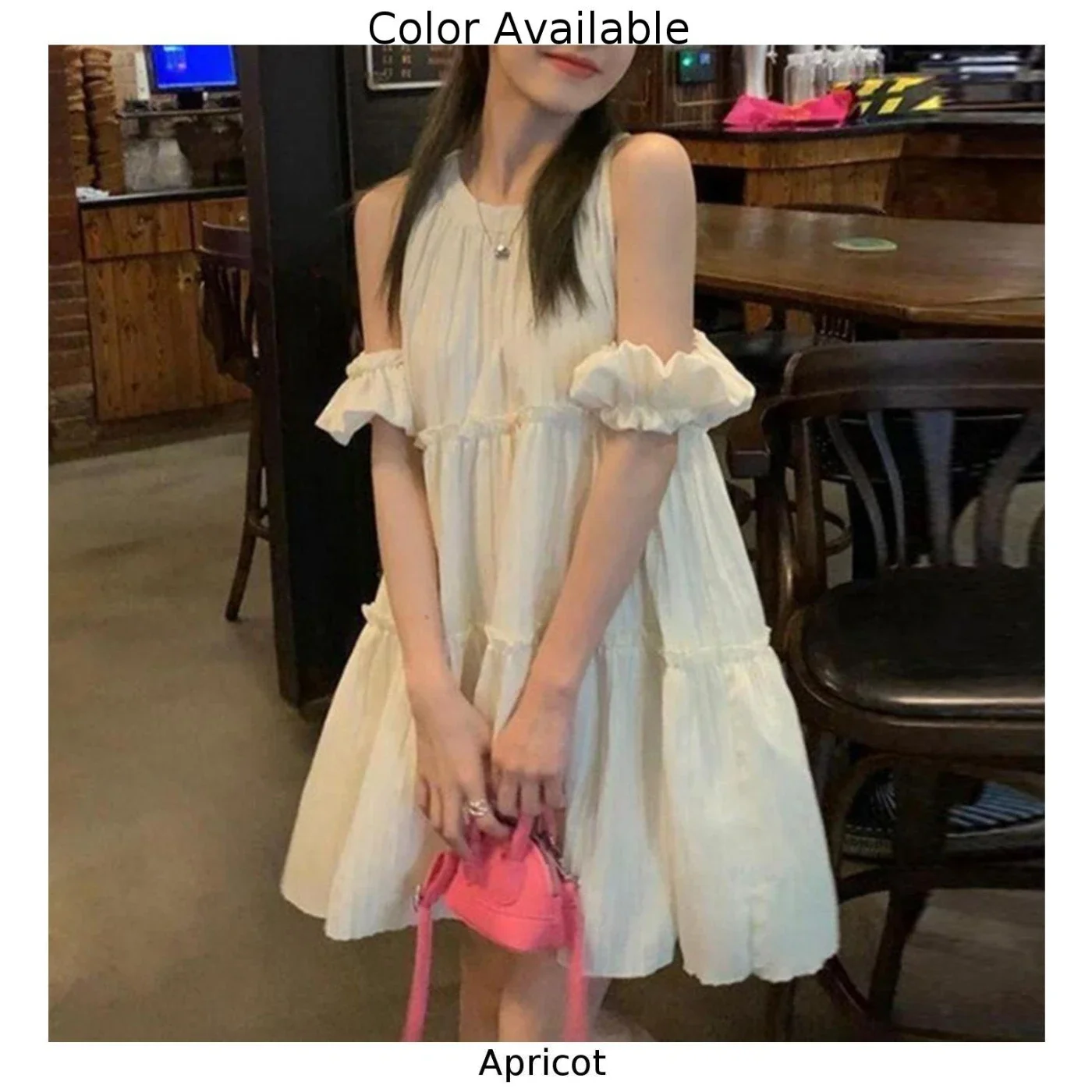 Stylish Casual Dress with an Off Shoulder Cut and Short Sleeves Designed to Keep For Women Cool in the Summer Heat