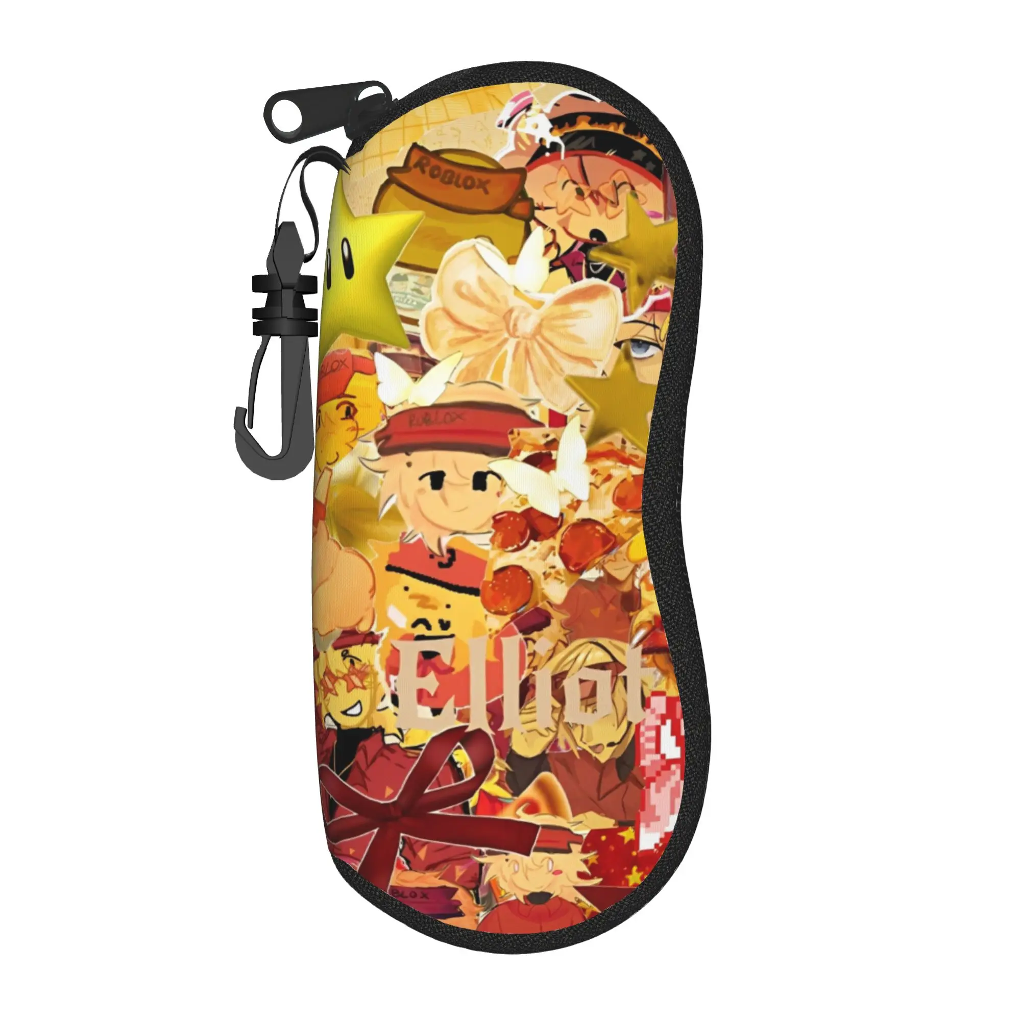 Pizza Elliot Forsakenes Games Glasses Case Unisex Convenient Zipper  Eyewear Storage Box Ultra Sunglasses Box