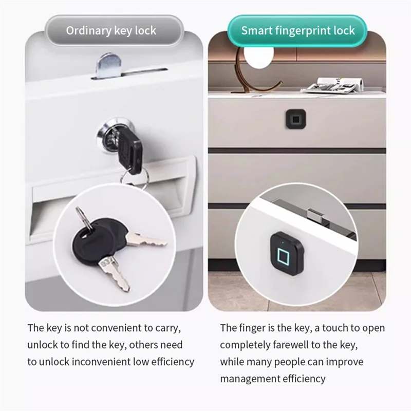 

B34B-Sensor Induction Smart Electronic Cabinet Lock Via Tuya App For Hole-Free For FURNITURE Sauna Cupboard Locker