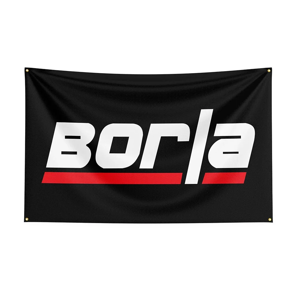 3x5 Ft Borlas Flag Polyester Printed Racing Car Banner For Decor