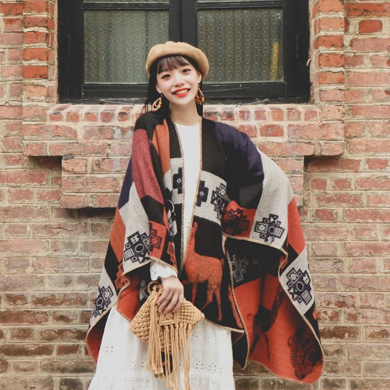 

Модный универсальный стиль, дорожная шаль в пустыне, одежда для путешествий в этническом стиле, шарф для отпуска