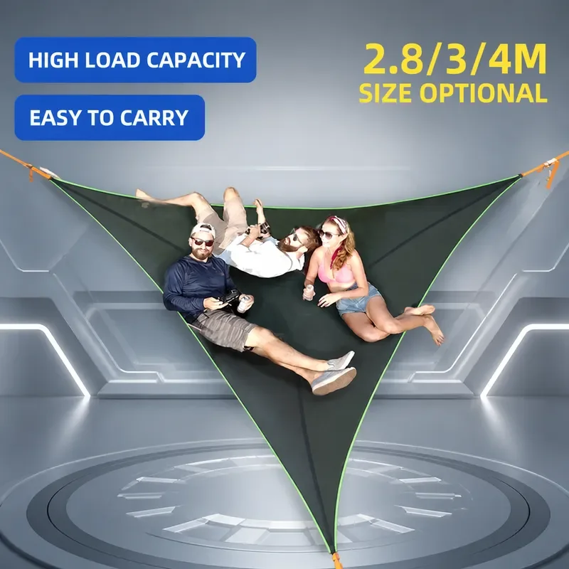 for Outdoor 3-4 Person Triangular Hammock Sky Tree Tent Amazon Leisure Net Bed One Generation