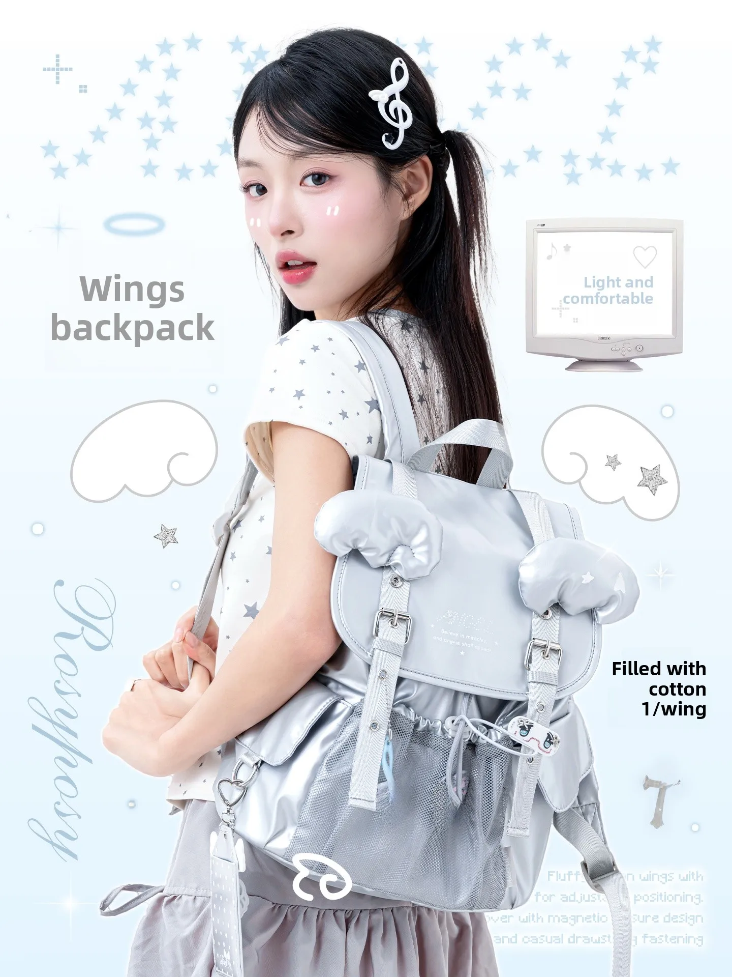 rosyposy-angel-zaino-a-doppia-tracolla-con-coulisse-per-ragazze-delle-scuole-medie-alto-valore-estetico-per-viaggi