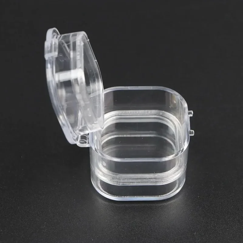 Professional Handmade Membrane Tooth Box with Film 1/2 Inches Transparents Denture Box for Lab Crowns/Bridges