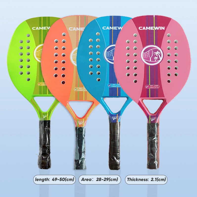 

Padel Racke Carbon 3k Female Beach Carbon Pickle Ball Paddles Seagull Case Professional Shovels Pickle Racket Beach Tennis