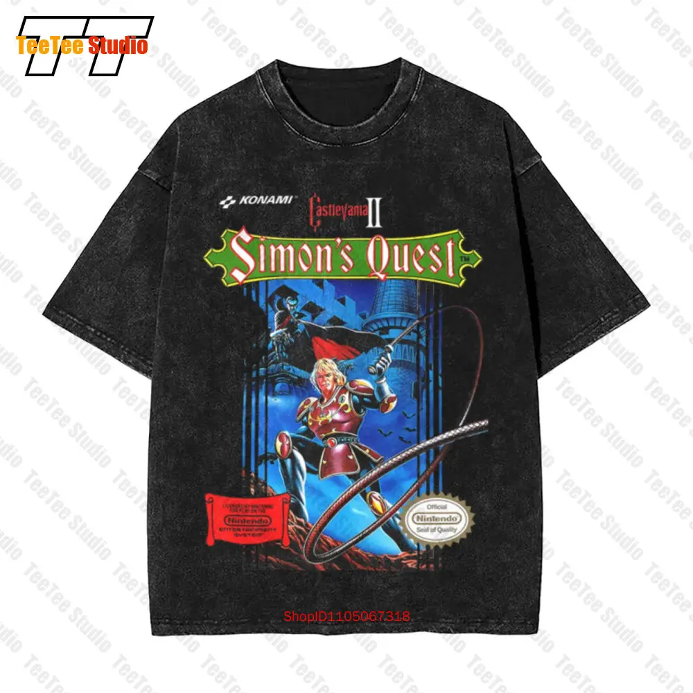 Castlevania 2 Simons Quest Camiseta vintage grande HT5B