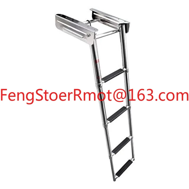 3 4 Ladders, Marine Hardware, Telescopic Slide Mount, Boarding Heavy Fitting Ladders 316 Stainless Steel