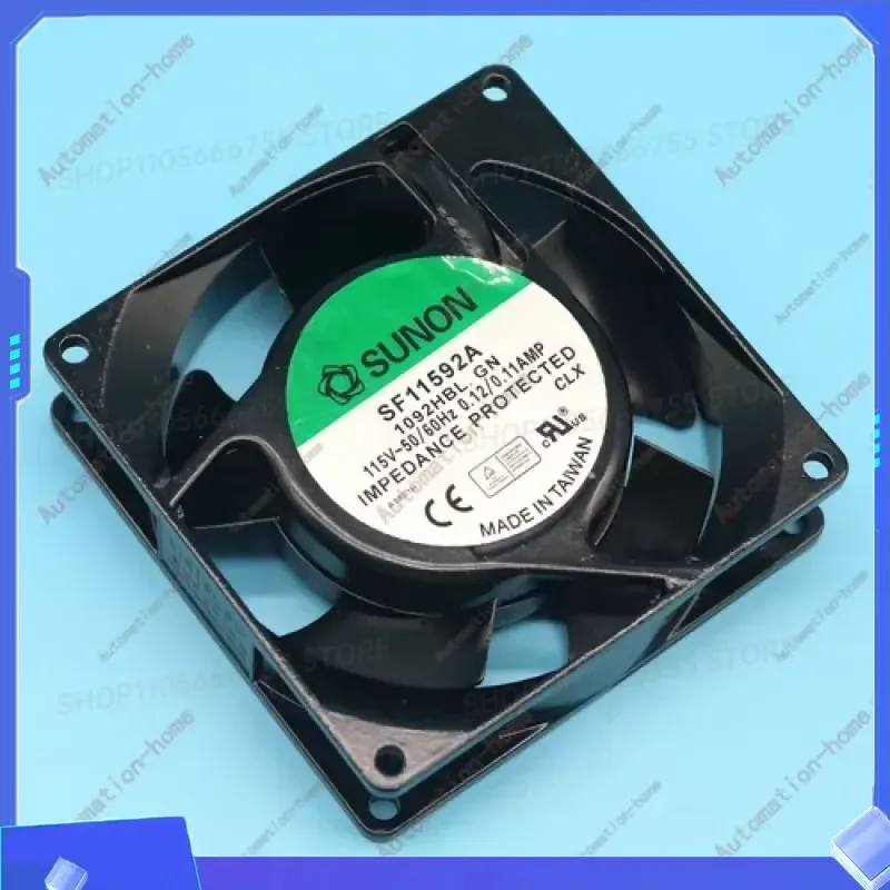 for  AC 110V Tubeaxial Fan Ball Bearing 110mA 92x92x25mm Model SF11592A-1092HBL.GN#XR High Performance Cooling Solution