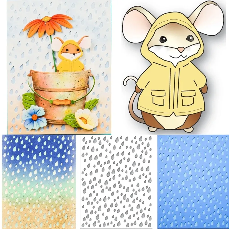A Mouse Wearing a Crown Metal Cutting Dies New Arrival DIY Molds Scrap Booking Paper Making Die Cuts Crafts Template Handmade