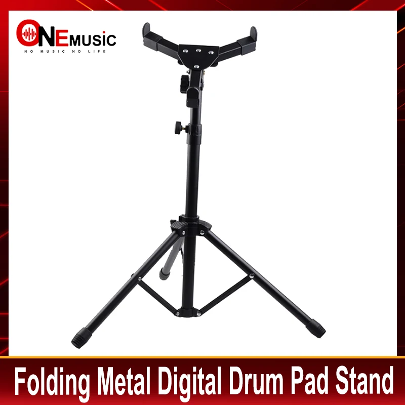 NEW Folding Black Metal Digital Drum Pad Stand for Practice Drum Pad